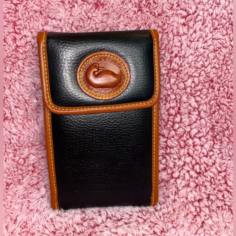 Vintage New Dooney & Bourke Pebble Grain Leather Crossbody Wallet Organizer​​ - Picture 4 of 12